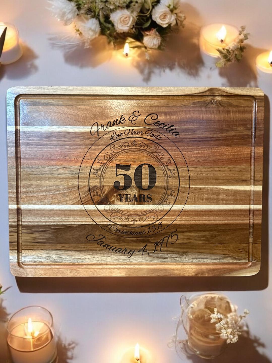 Anniversary Cutting Board