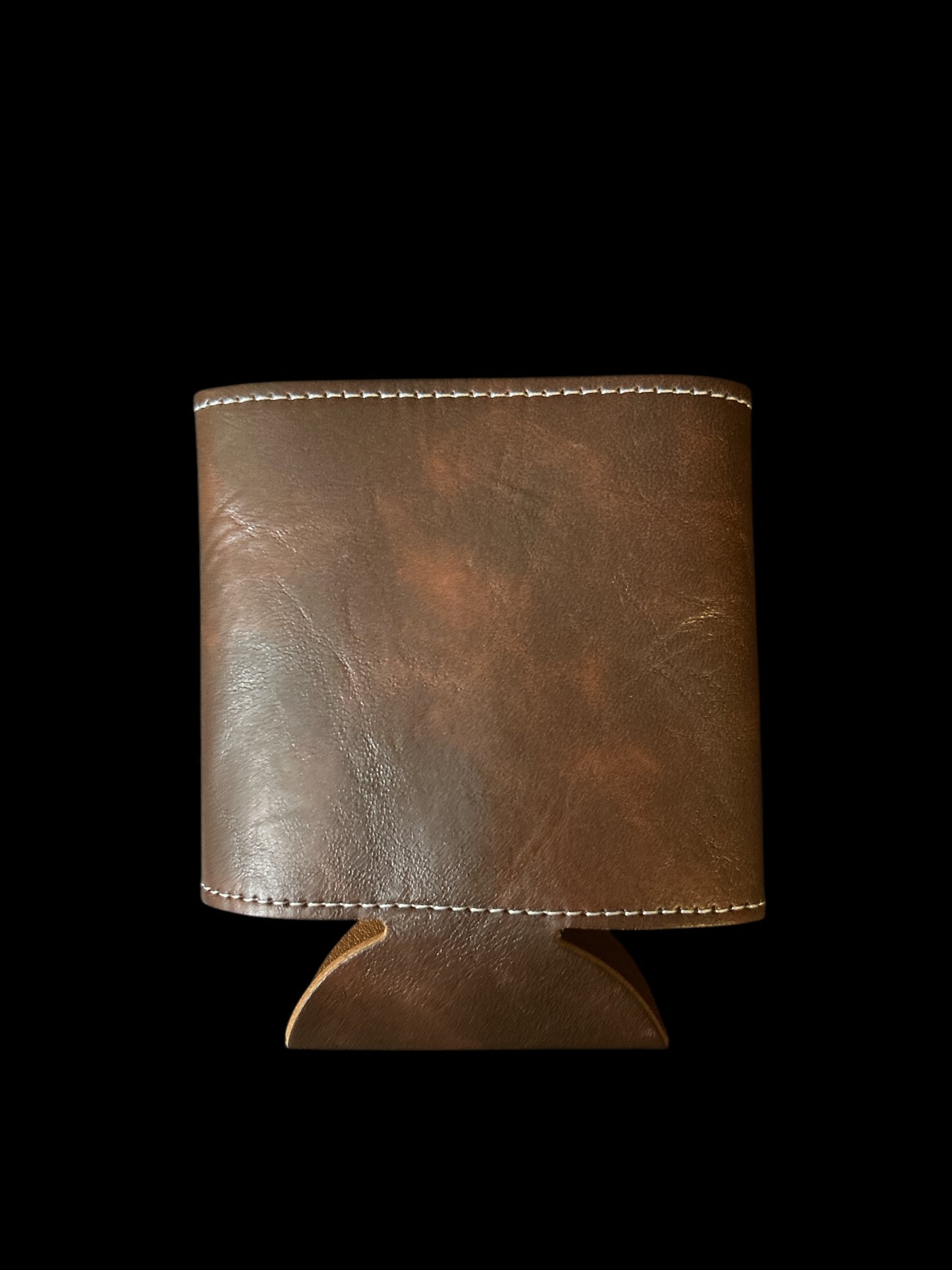 Personalized leather Coozie